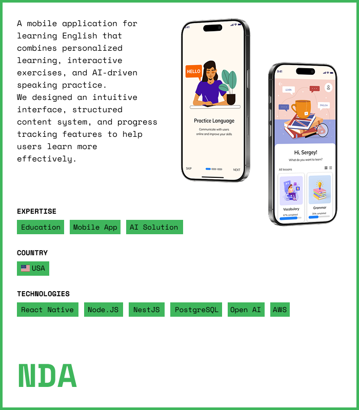 ENGLISH LEARNING APP